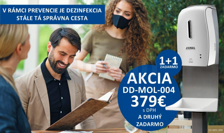 Berührungslose Desinfektion – Aktion 1+1
